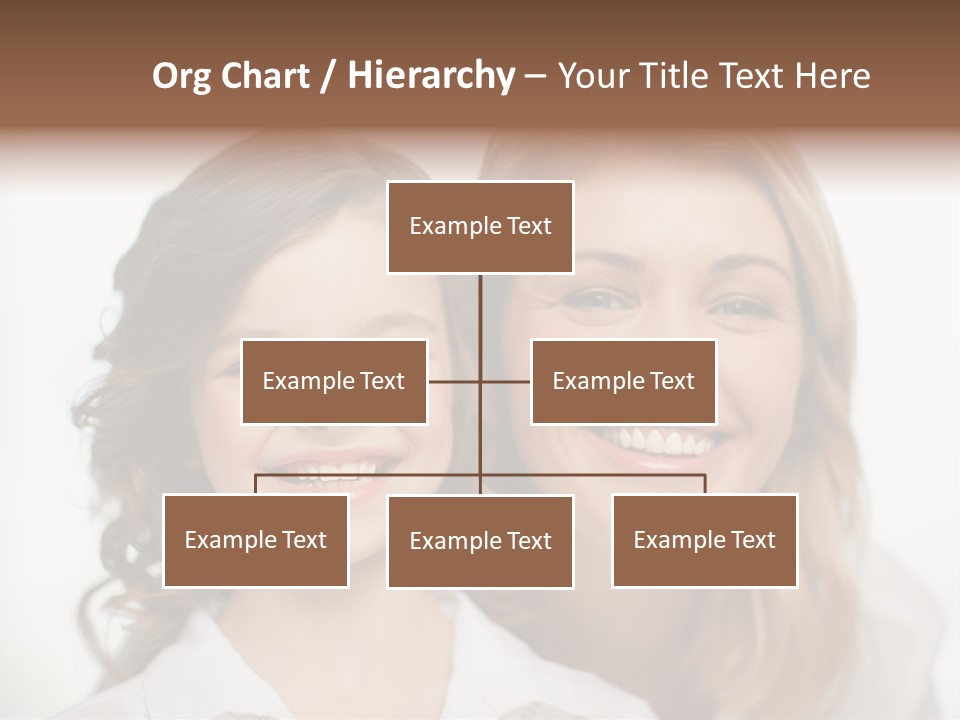 Lady Mature House PowerPoint Template