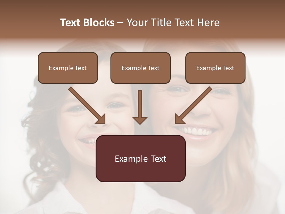 Lady Mature House PowerPoint Template