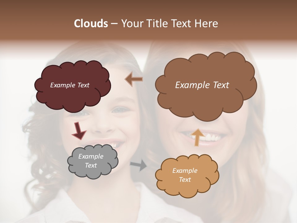 Lady Mature House PowerPoint Template