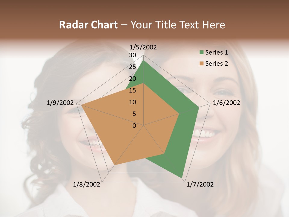 Lady Mature House PowerPoint Template