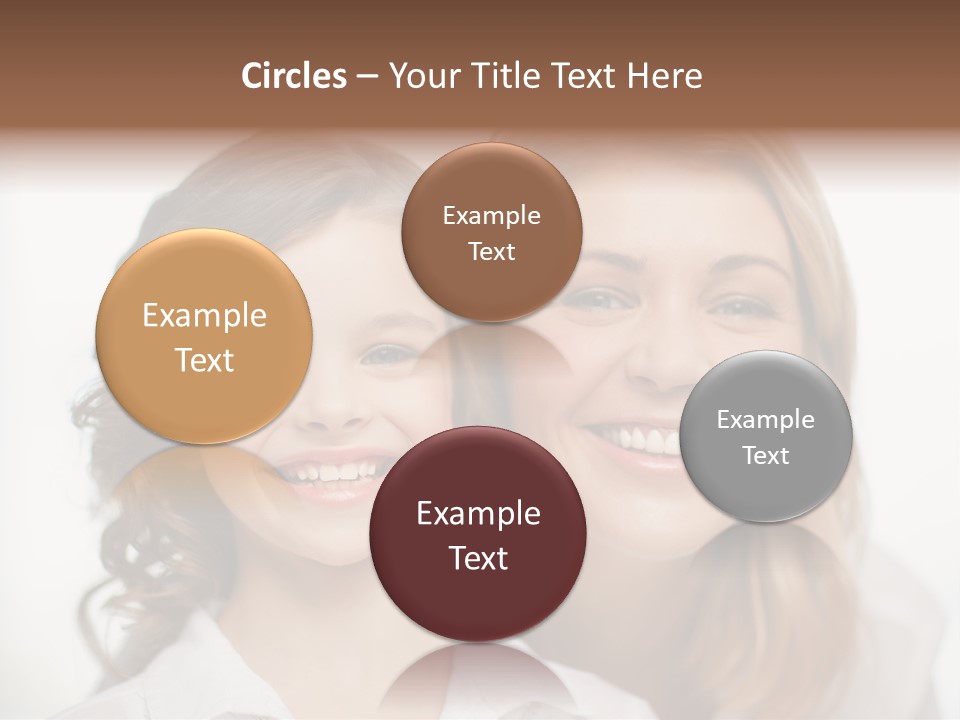 Lady Mature House PowerPoint Template