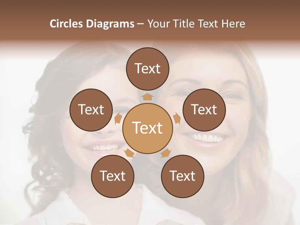 Lady Mature House PowerPoint Template