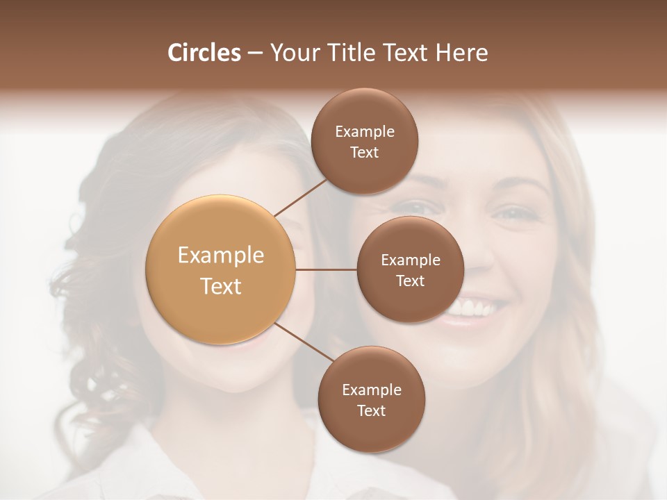 Lady Mature House PowerPoint Template