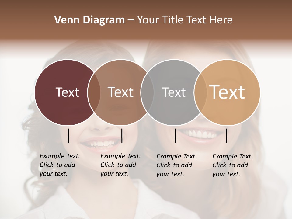 Lady Mature House PowerPoint Template