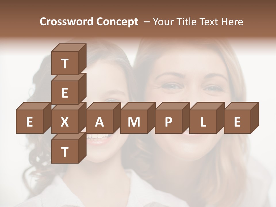 Lady Mature House PowerPoint Template