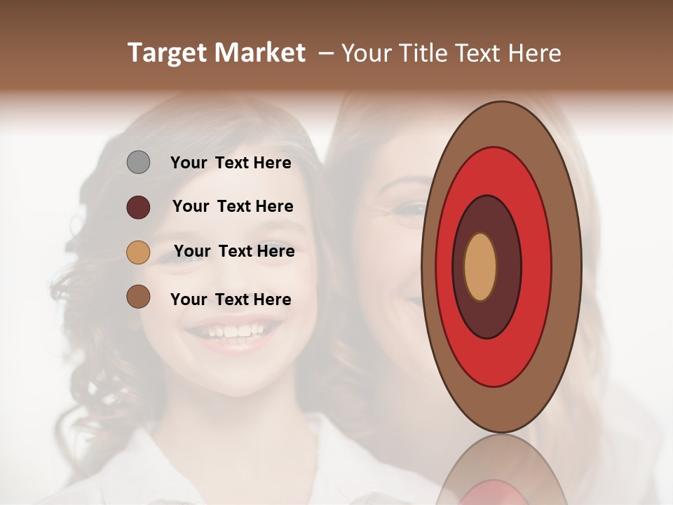 Lady Mature House PowerPoint Template