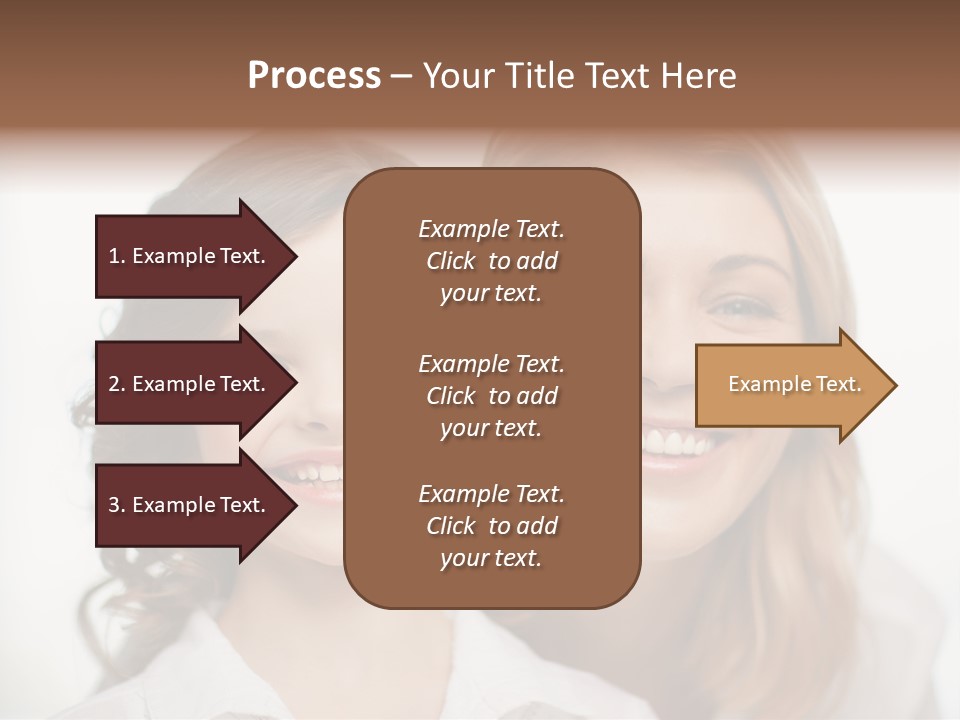Lady Mature House PowerPoint Template