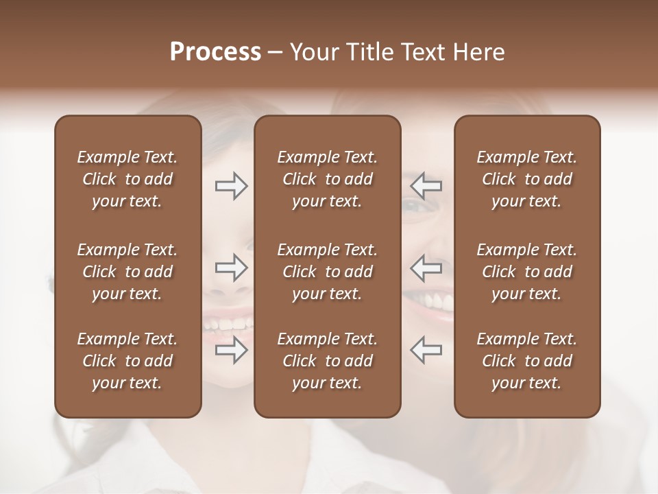 Lady Mature House PowerPoint Template