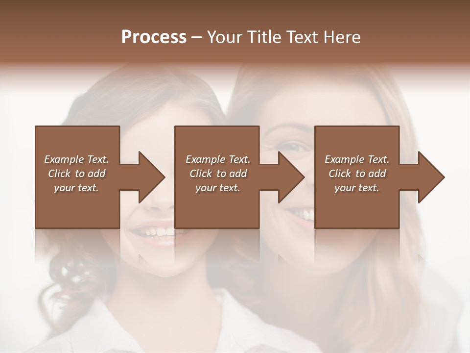 Lady Mature House PowerPoint Template