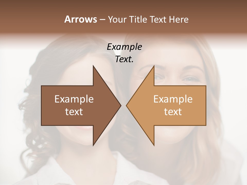 Lady Mature House PowerPoint Template