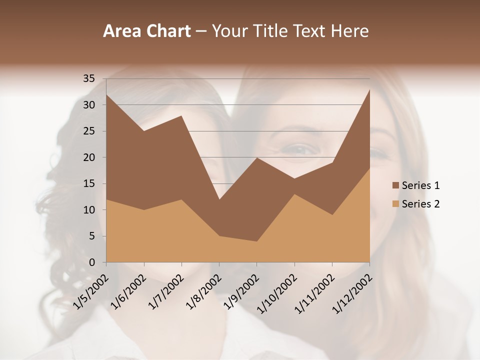 Lady Mature House PowerPoint Template