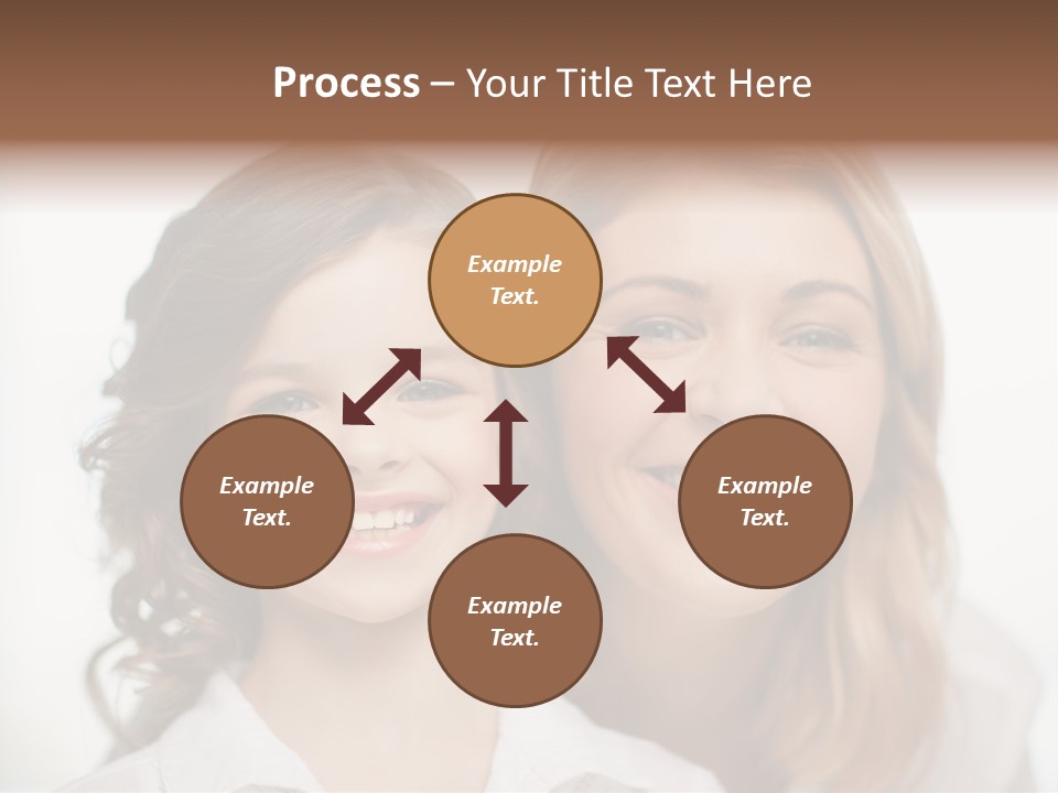 Lady Mature House PowerPoint Template