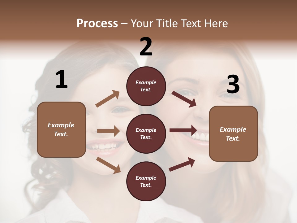 Lady Mature House PowerPoint Template