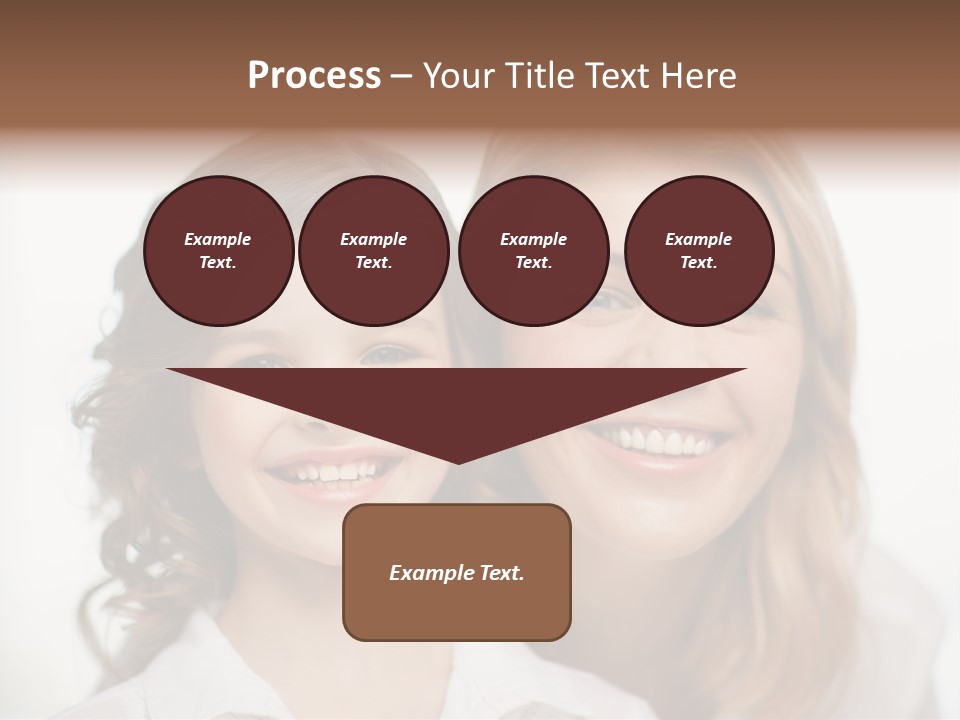 Lady Mature House PowerPoint Template