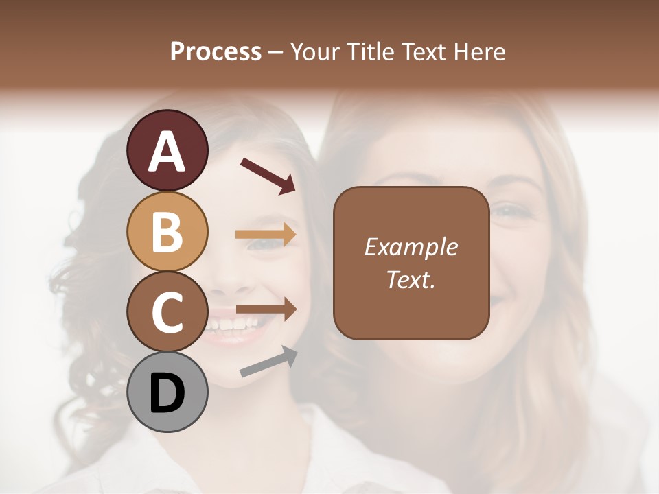 Lady Mature House PowerPoint Template