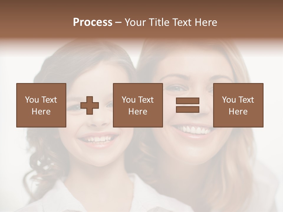 Lady Mature House PowerPoint Template