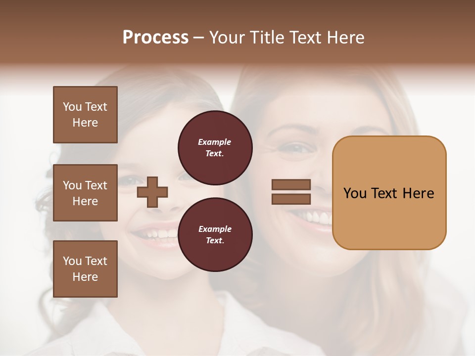Lady Mature House PowerPoint Template
