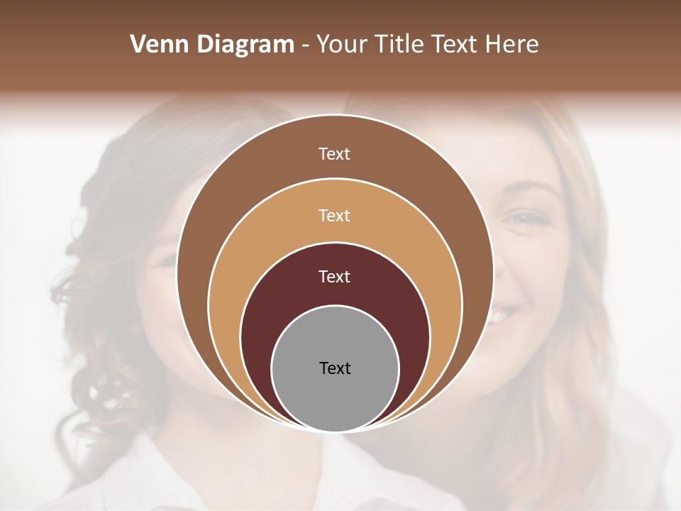 Lady Mature House PowerPoint Template