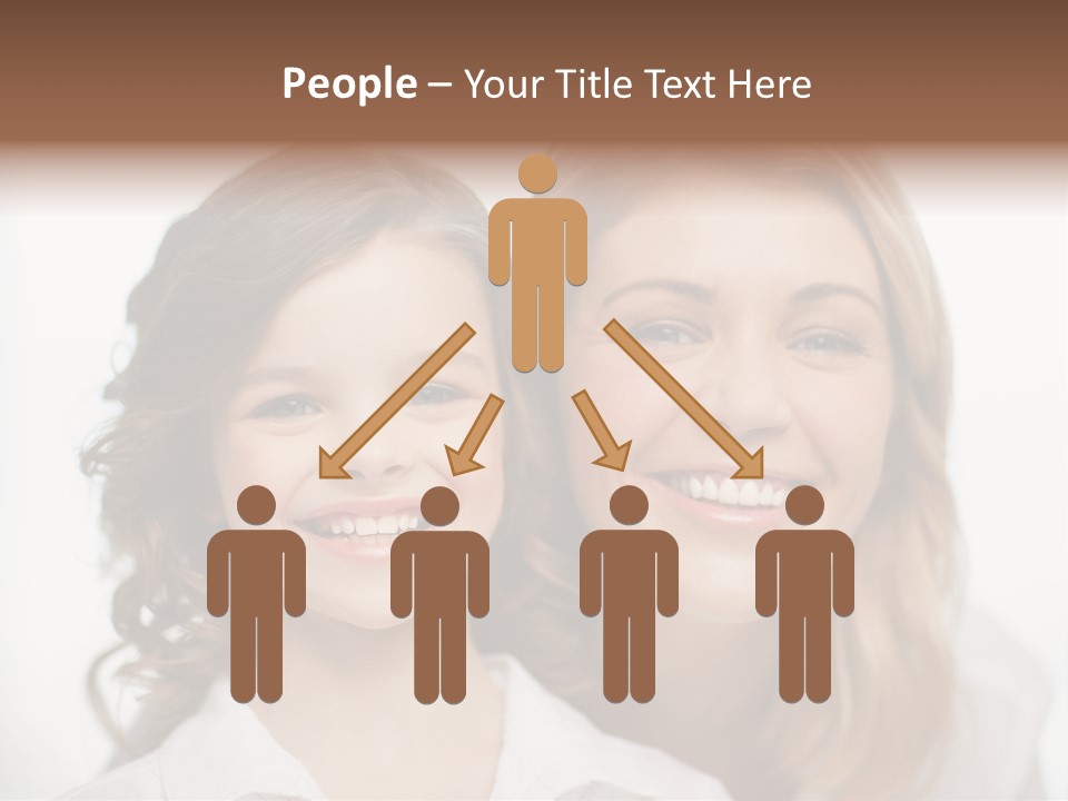 Lady Mature House PowerPoint Template