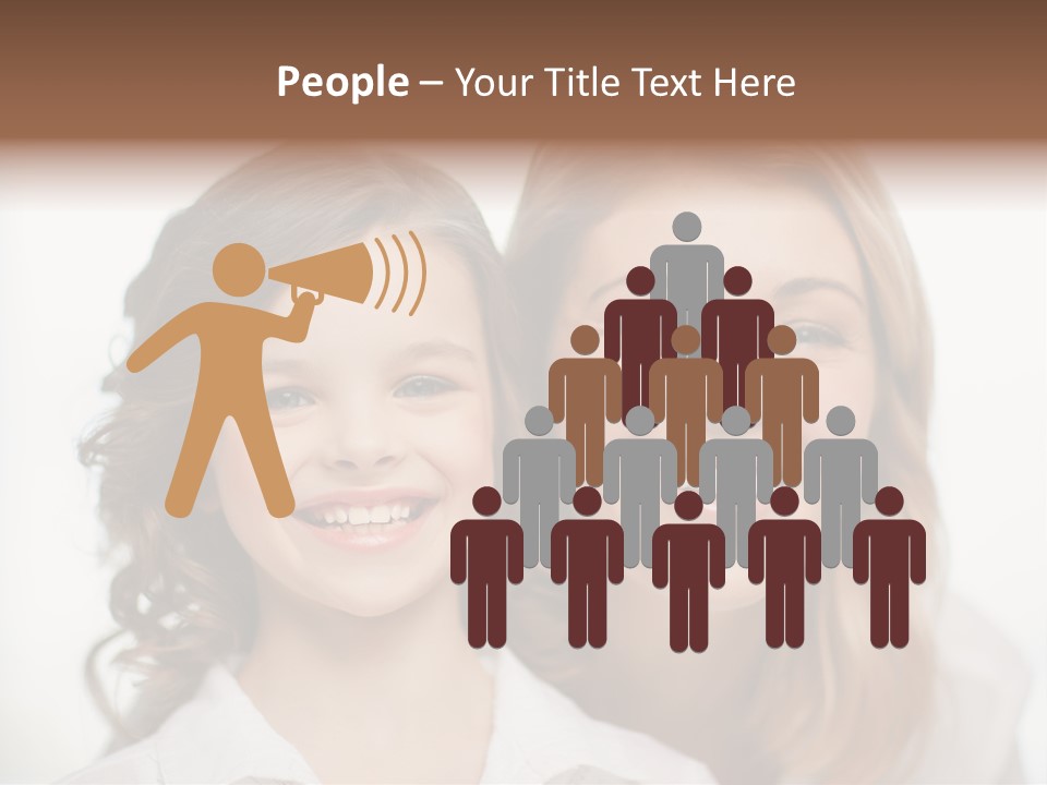 Lady Mature House PowerPoint Template