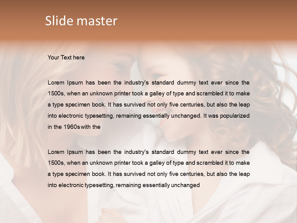 Middle Room Teenage PowerPoint Template