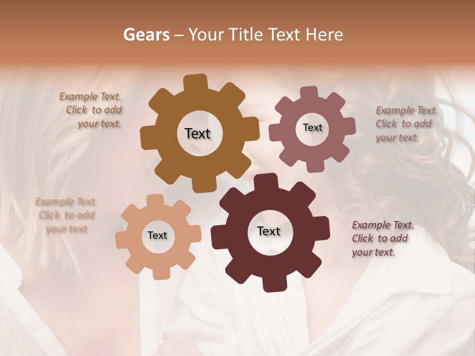 Middle Room Teenage PowerPoint Template