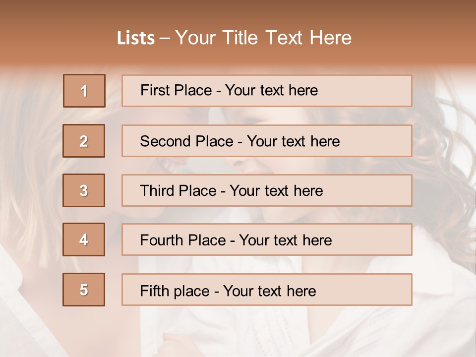 Middle Room Teenage PowerPoint Template