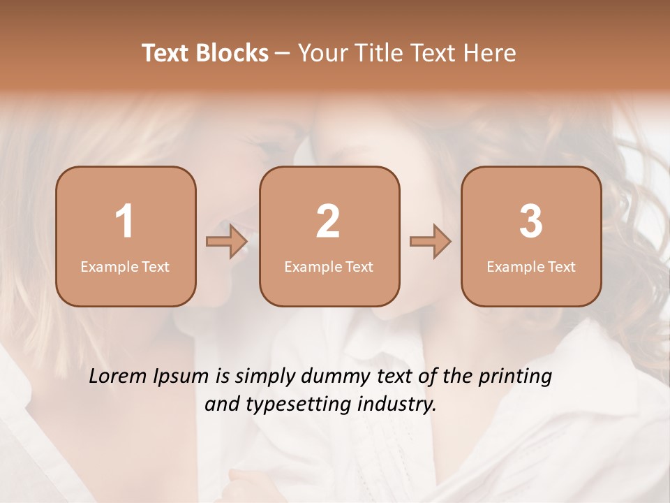 Middle Room Teenage PowerPoint Template