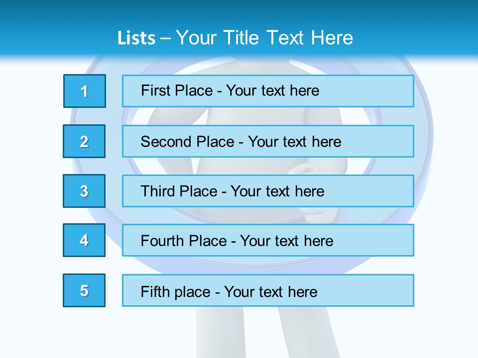 Dignity Boy Render PowerPoint Template