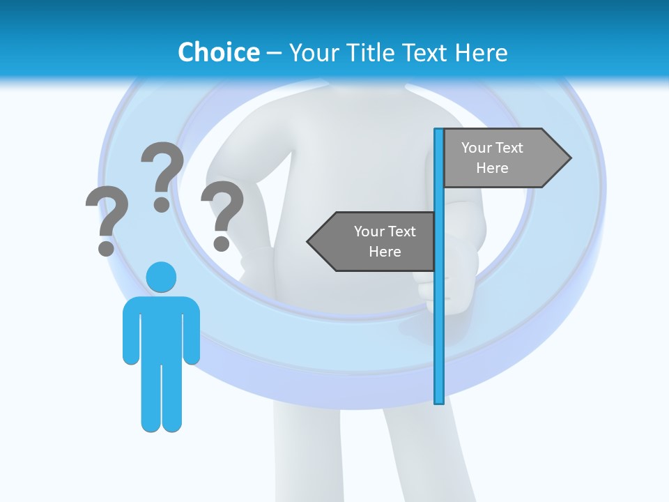 Dignity Boy Render PowerPoint Template