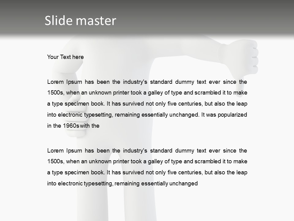 Guy Concept Abstract PowerPoint Template