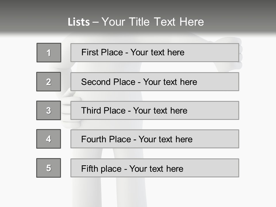 Guy Concept Abstract PowerPoint Template