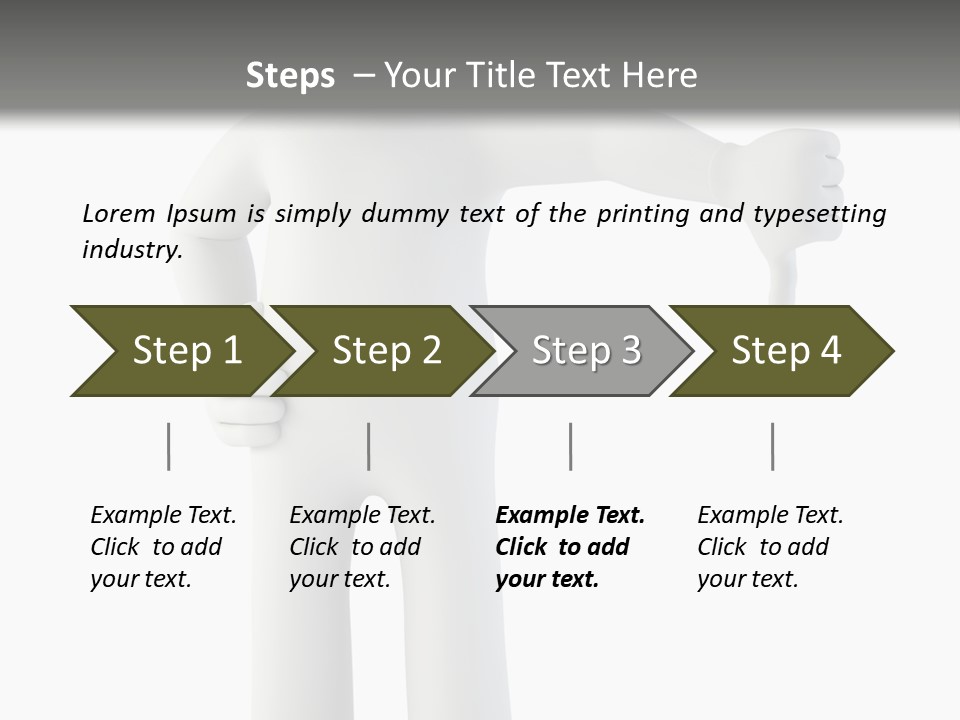 Guy Concept Abstract PowerPoint Template