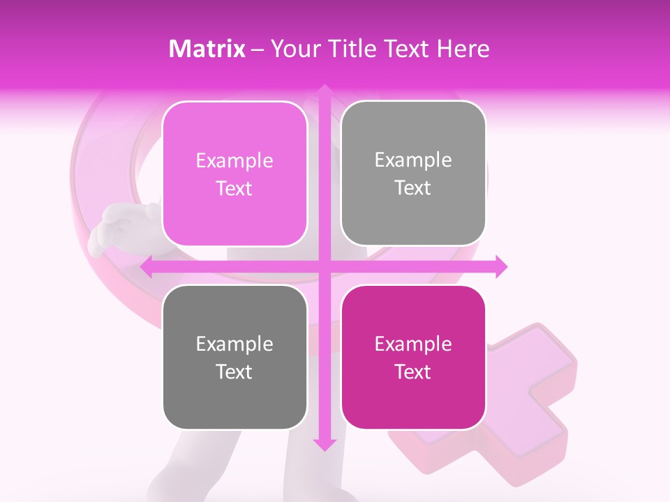 Plus Mother Character PowerPoint Template