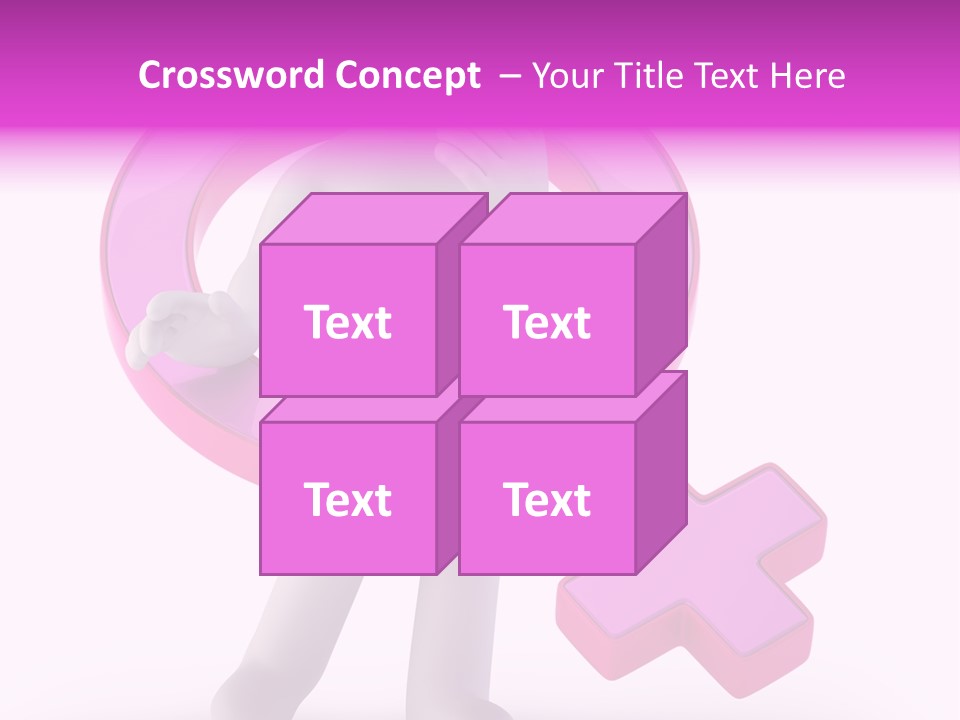 Plus Mother Character PowerPoint Template