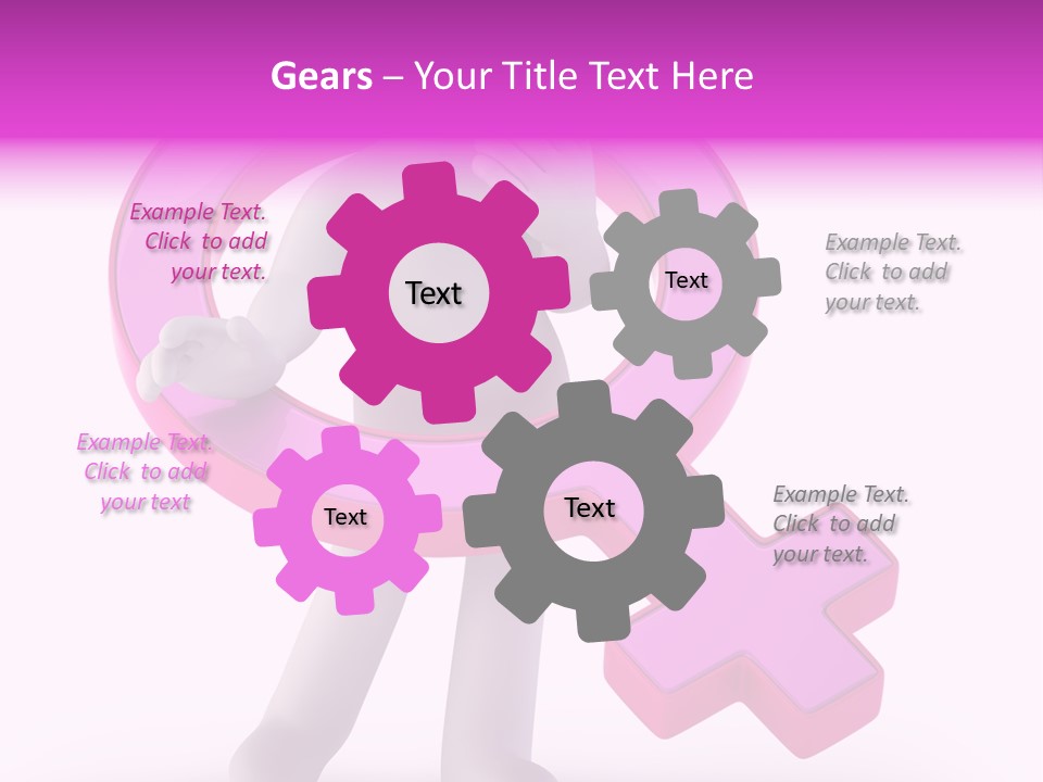 Plus Mother Character PowerPoint Template