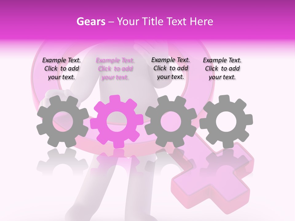 Plus Mother Character PowerPoint Template