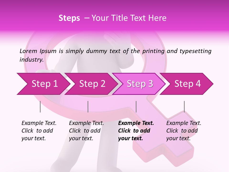 Plus Mother Character PowerPoint Template