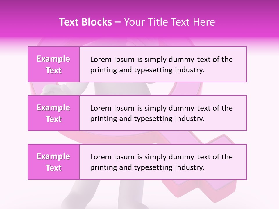 Plus Mother Character PowerPoint Template