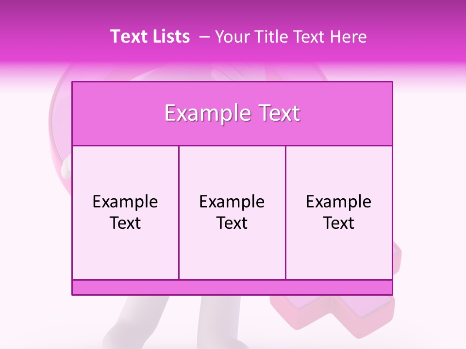 Plus Mother Character PowerPoint Template