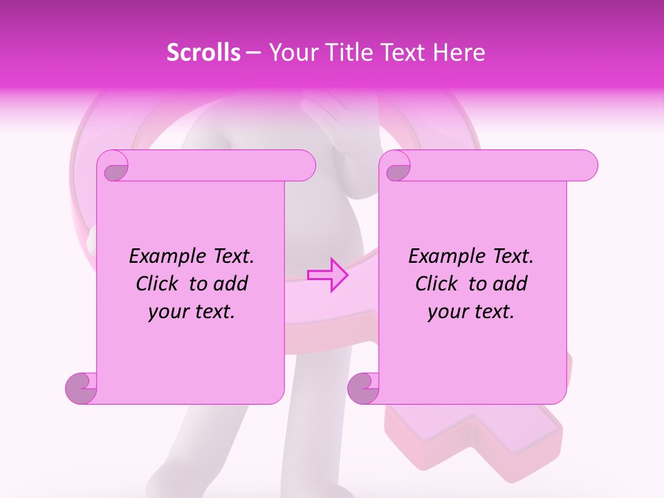 Plus Mother Character PowerPoint Template