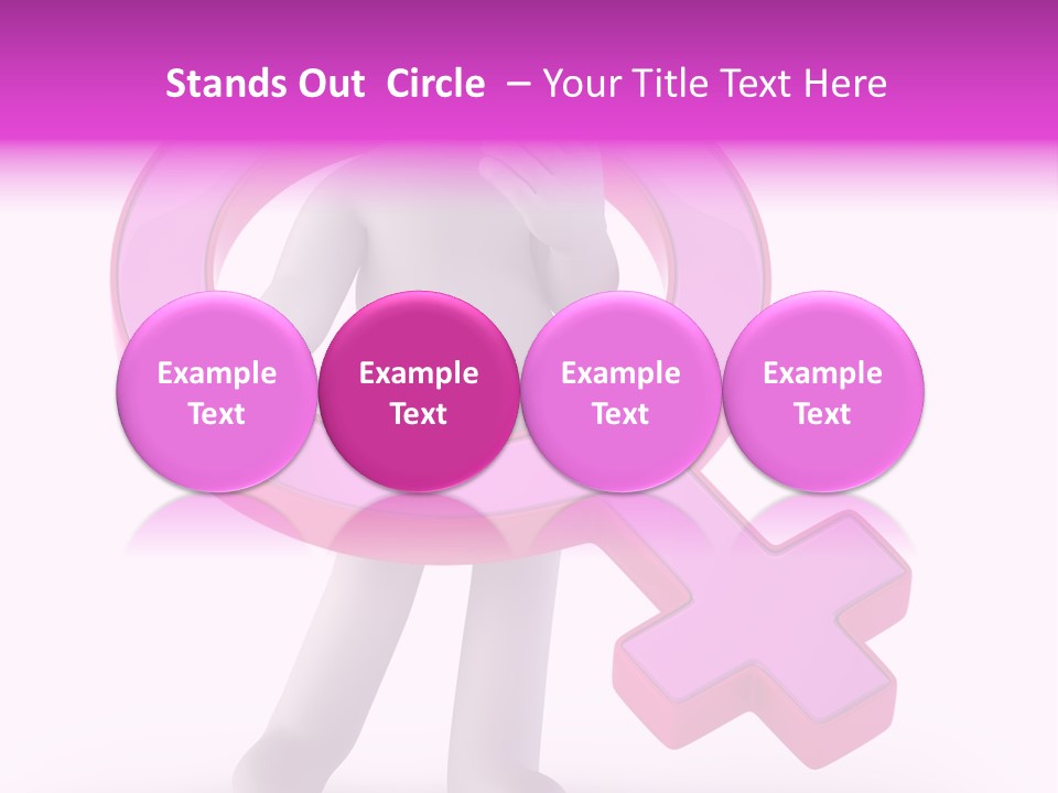 Plus Mother Character PowerPoint Template