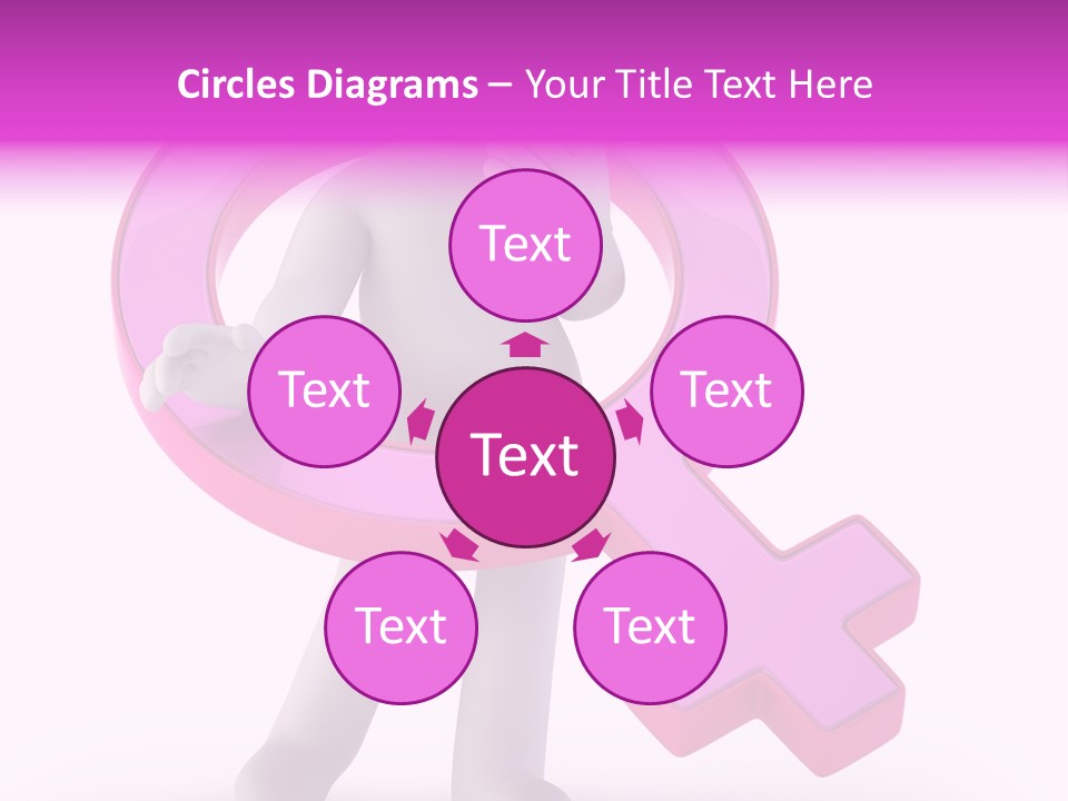 Plus Mother Character PowerPoint Template