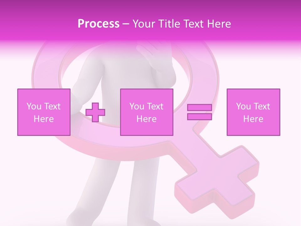 Plus Mother Character PowerPoint Template