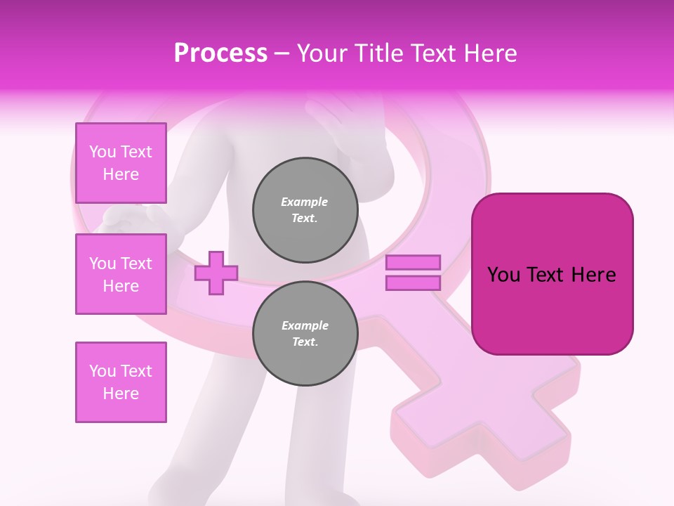 Plus Mother Character PowerPoint Template