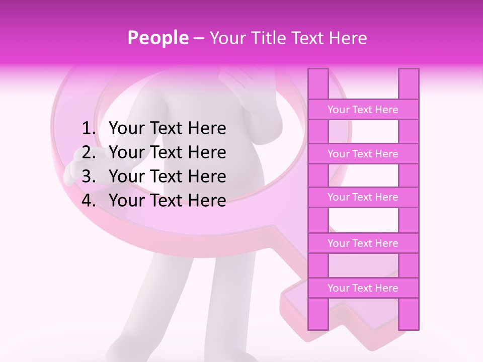 Plus Mother Character PowerPoint Template