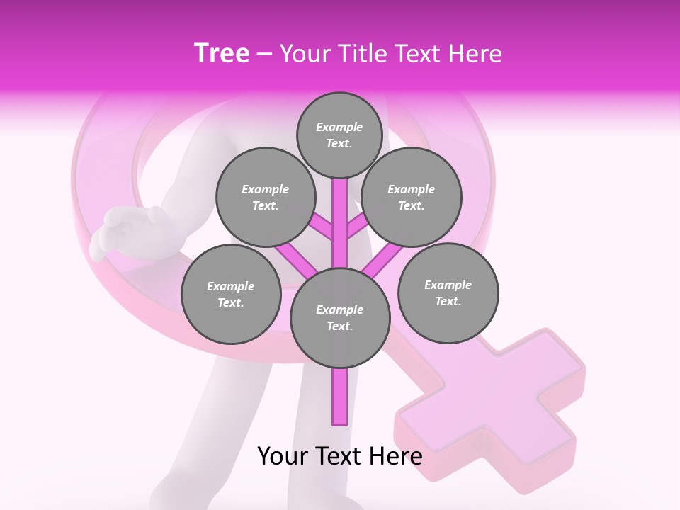 Plus Mother Character PowerPoint Template