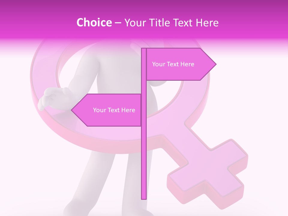 Plus Mother Character PowerPoint Template