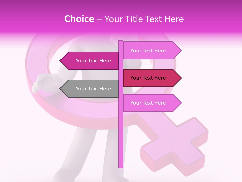 Plus Mother Character PowerPoint Template