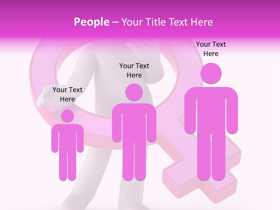 Plus Mother Character PowerPoint Template